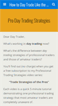 Mobile Screenshot of howtodaytrade.org